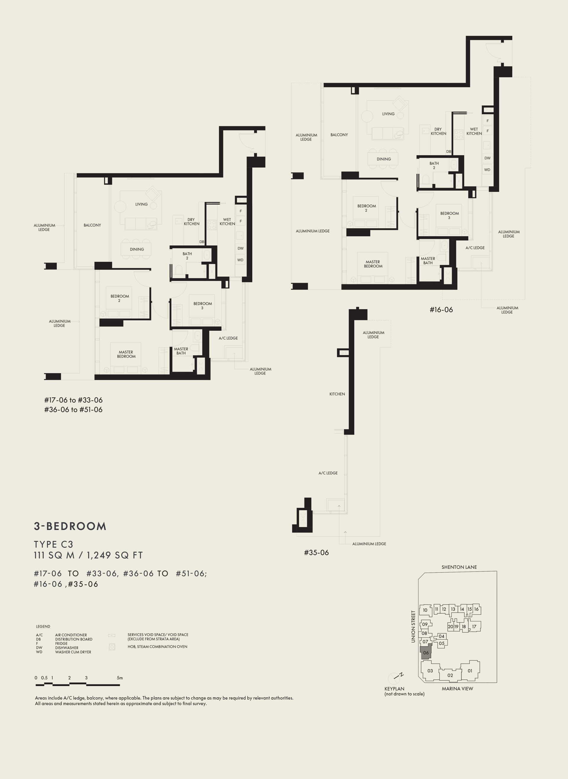 W Residences Marina View floorplan